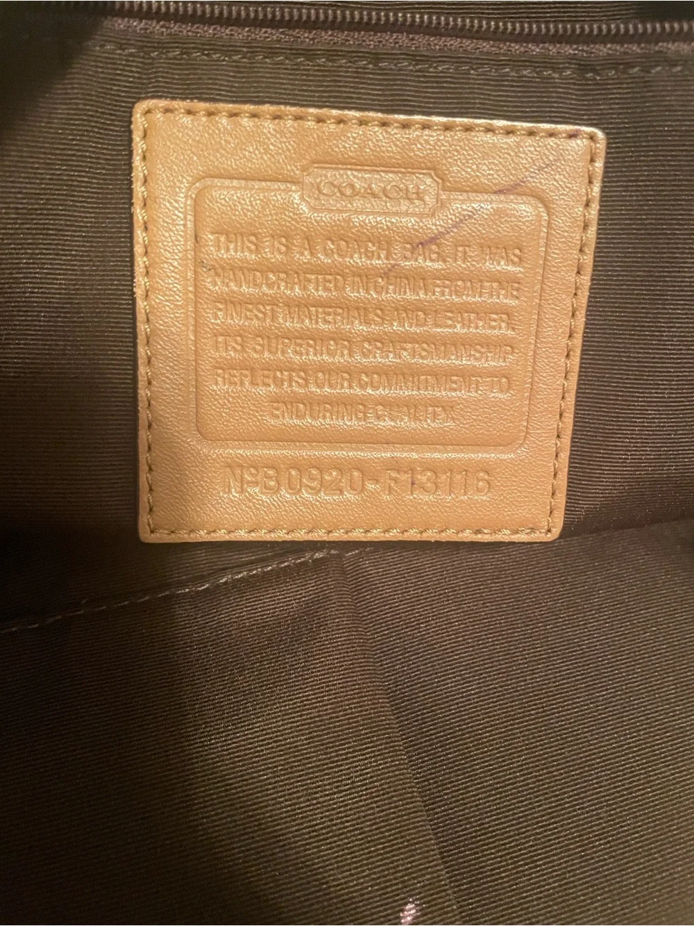 Coach shoulder bag